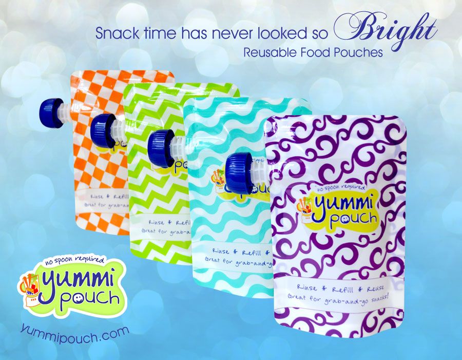 Yummi Pouch Reusable Food Pouch { Dishwasher Safe }